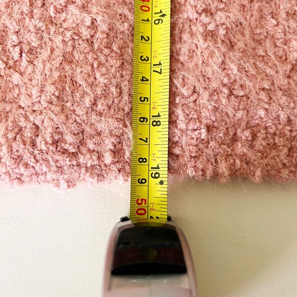 NWT Arizona Jean Co. (XL) Rose Dawn Cropped Crew Fluffy Pullover Sweater - Picture 11 of 11